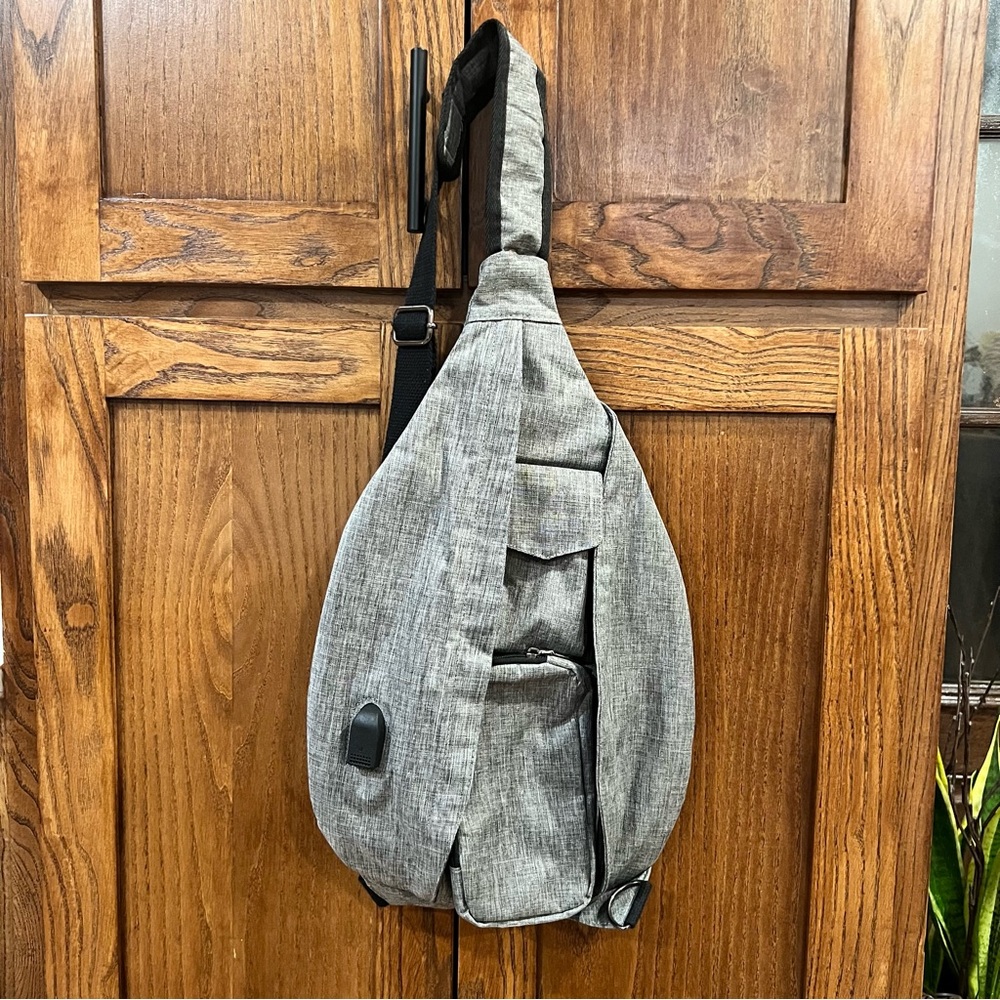 Soho Collection Gray Anti-Theft Rucksack Backpack by NuPouch